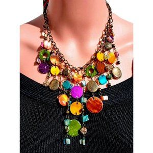 Women's Vintage Boho Statement Necklace